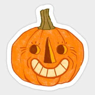 Mischievous Pumpkin Guy Sticker